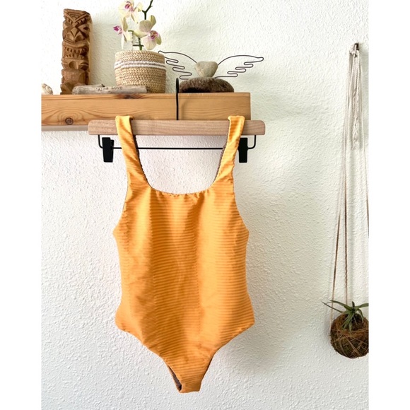 acacia swimwear Other - ACACIA River one piece in Honey dual rib